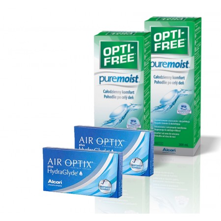 Pack Air Optix Hydraglyde Opti-Free